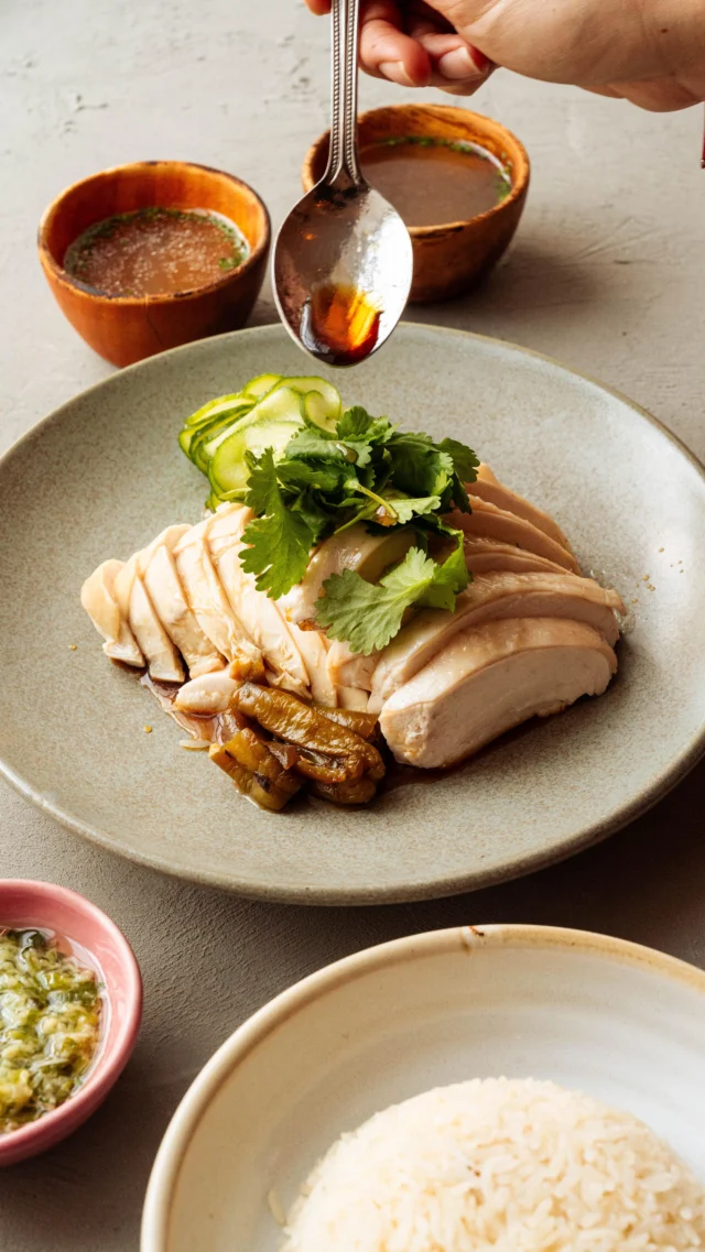 A masterclass in chicken rice by our guest chefs last week @makanmx_