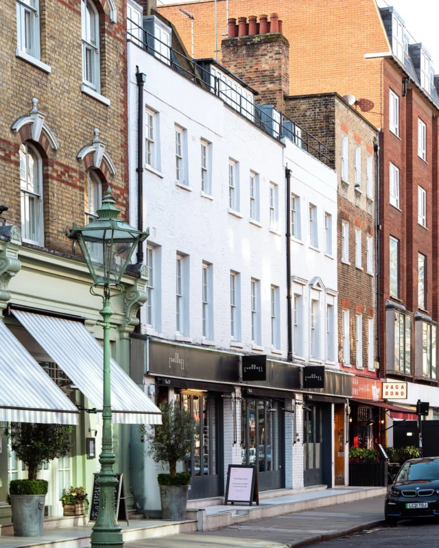 Why is our mezcalería & tostada bar called No. 23?

Our (not so) new home in Fitzrovia spans three Georgian townhouses—19, 21, and, you guessed it, 23 Charlotte Street. 

Heading to the wine bar or a guest chef dinner? That’s the door on the left. After a smoky cocktail? You get the gist…