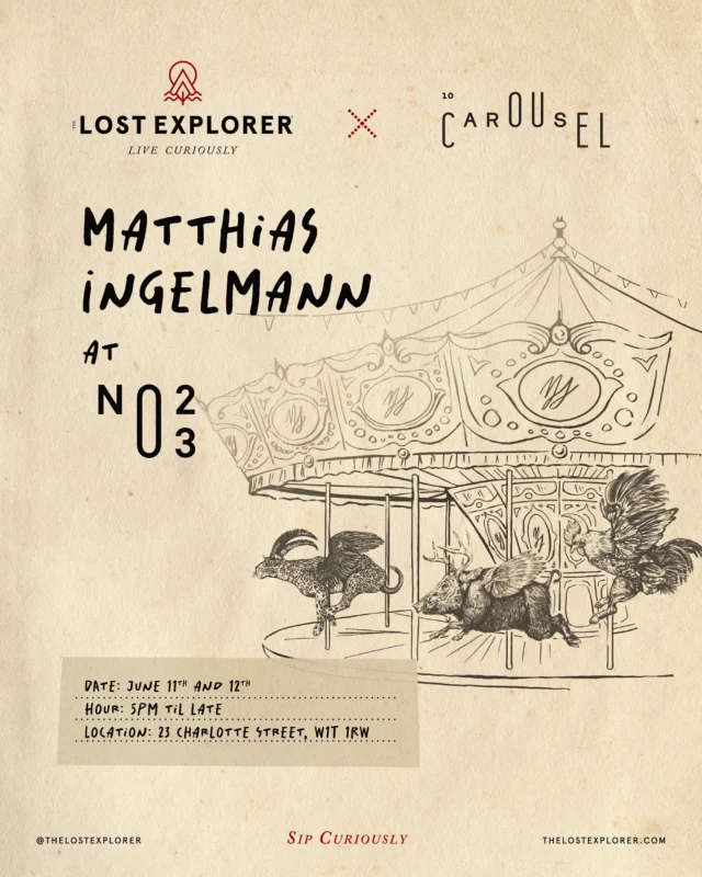 Next week we are joined by creative cocktail connoisseur and all-round agave alchemist @matthias.ingelmann for a takeover in No.23.
In collaboration with @thelostexplorer Matthias has curated a standout line up of drinks, think ‘Wild Garlic Salmiana Mexcal Martini’, ‘Fig Leaf Ramos’ and a ‘Tomato Tommy’s Margarita’ - who knows you might even be able to snag yourself a mezcal pickleback👀
And because it’s not a takeover without some music right? We’ve got DJ’s playing across both nights so why not join us and 𝘭𝘪𝘷𝘦 𝘤𝘶𝘳𝘪𝘰𝘶𝘴𝘭𝘺.
Bookings available via the link in our bio, walk-ins of course welcome too. Next week we are joined by creative cocktail connoisseur and all-round agave alchemist @matthias.ingelmann for a takeover in No.23.
In collaboration with @thelostexplorer Matthias has curated a standout line up of drinks, think ‘Wild Garlic Salmiana Mexcal Martini’, ‘Fig Leaf Ramos’ and a ‘Tomato Tommy’s Margarita’ - who knows you might even be able to snag yourself a mezcal pickleback👀
And because it’s not a takeover without some music right? We’ve got DJ’s playing across both nights so why not join us and 𝘭𝘪𝘷𝘦 𝘤𝘶𝘳𝘪𝘰𝘶𝘴𝘭𝘺.
Bookings available via the link in our bio, walk-ins of course welcome too.