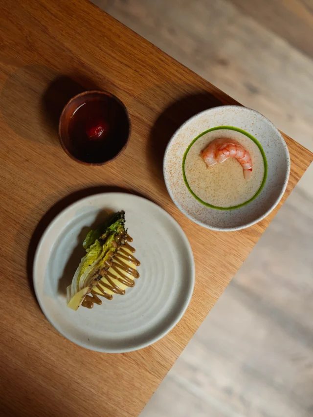 This week we’ve been lucky enough to host the team from Michelin-starred Chispa Bistro in our guest chef kitchen.
All fire and focus, they’ve brought a quiet intensity to the pass, serving plates that are as precise as they are delicious. Their take on flame-led fine dining is truly something special.
Here’s Head Chef Juan’s handiwork in a few dishes from the menu: ‘Burnt tomato water, confit tomato, chimichurri oil’, ‘Alistado prawn, clarified banana broth, palo cortado’, and ‘Grilled baby gem lettuce, pistachio praline’. No wonder he was the youngest chef to earn a Michelin star in Spain.
Only a few days left to catch them before they head back to Madrid — don’t miss your chance. This week we’ve been lucky enough to host the team from Michelin-starred Chispa Bistro in our guest chef kitchen.
All fire and focus, they’ve brought a quiet intensity to the pass, serving plates that are as precise as they are delicious. Their take on flame-led fine dining is truly something special.
Here’s Head Chef Juan’s handiwork in a few dishes from the menu: ‘Burnt tomato water, confit tomato, chimichurri oil’, ‘Alistado prawn, clarified banana broth, palo cortado’, and ‘Grilled baby gem lettuce, pistachio praline’. No wonder he was the youngest chef to earn a Michelin star in Spain.
Only a few days left to catch them before they head back to Madrid — don’t miss your chance.