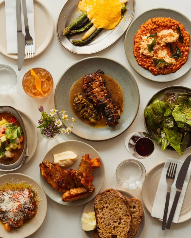 Not all spreads are created equal. Our Wine Bar 𝗟𝗲𝘁 𝗨𝘀 𝗖𝗵𝗼𝗼𝘀𝗲 set menu is like a seasonal greatest hits, full of dishes handpicked by the people who know them best. Think plates full of joy, passed around the table with zero menu maths required.

We work with the best suppliers in town so that our chefs can do clever things with all that incredible produce we get our hands on. You just sit back, pour something nice and let us do what we do best.

Next time you’re in, skip the decision fatigue. 𝗟𝗲𝘁 𝗨𝘀 𝗖𝗵𝗼𝗼𝘀𝗲.

£49.5pp, 5:30-9:30pm, Tuesday to Saturday.
