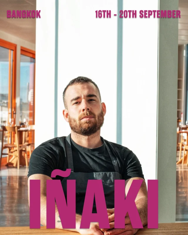 Rooted in the landscapes of northern Spain and shaped by stints at Mugaritz**, Pure C**, Noma*** and Nerua*, Iñaki Bolumburu’s cooking is a marriage of deep provenance and daring invention.
Born in Derio, a small town on the outskirts of Bilbao, Iñaki comes from a long line of proud Basque farmers, foragers, fishermen and hunters. Those ties to the land have informed his journey as a chef, and continue to inspire him wherever he is in the world. After achieving critical acclaim at Contrast in Amsterdam, his first solo opening, Iñaki is back on the road, bringing his hyper-imaginative cooking to diners around the globe who seek out the extraordinary: produce-led dishes that take the very best regional ingredients and send them into another dimension with razor-sharp precision and technique.
Expect showstoppers like ‘Wild mushrooms with egg yolk & spiced chicken jus’, ‘Scallop, radish & olive escabeche’ and ‘Hazelnut, lemon & honey brûlée’ as Iñaki returns to London for a third spin on the Carousel. Rooted in the landscapes of northern Spain and shaped by stints at Mugaritz**, Pure C**, Noma*** and Nerua*, Iñaki Bolumburu’s cooking is a marriage of deep provenance and daring invention.
Born in Derio, a small town on the outskirts of Bilbao, Iñaki comes from a long line of proud Basque farmers, foragers, fishermen and hunters. Those ties to the land have informed his journey as a chef, and continue to inspire him wherever he is in the world. After achieving critical acclaim at Contrast in Amsterdam, his first solo opening, Iñaki is back on the road, bringing his hyper-imaginative cooking to diners around the globe who seek out the extraordinary: produce-led dishes that take the very best regional ingredients and send them into another dimension with razor-sharp precision and technique.
Expect showstoppers like ‘Wild mushrooms with egg yolk & spiced chicken jus’, ‘Scallop, radish & olive escabeche’ and ‘Hazelnut, lemon & honey brûlée’ as Iñaki returns to London for a third spin on the Carousel.