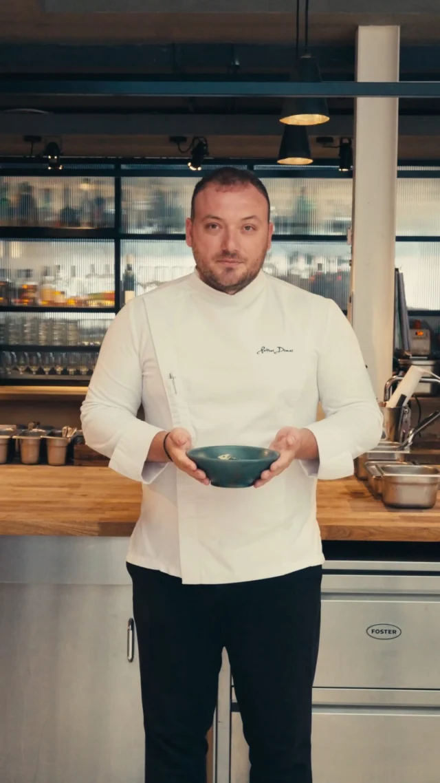 Petros Dimas doesn’t just cook in Athens — he 𝘤𝘩𝘢𝘯𝘯𝘦𝘭𝘴 Athens. The city runs through everything he does, from sourcing ingredients direct from the family farm where he grew up, to the centuries of history he folds into every plate. Provenance, storytelling, invention… it’s all there at the table.

For his week at Carousel, Petros is speaking a new language — reimagining Greek fine dining through a distinctly British lens. The result? A menu that’s as intricate as it is generous, full of bold, imaginative flavours worthy of the gods themselves.

Take his ‘Red mullet, rockfish sauce, summer greens, pine nuts’, its layers upon layers of intoxicating flavour — daring, inventive, and downright delicious. 

To complete the picture, Makris’ Head Sommelier, Michalis Kapranos, has also joined us on Charlotte Street bringing with him an all-Greek wine pairing that pulls the whole story together, weaving the essence of Greece into every course.

It’s what the Guest Chef experience is all about. Pull up a chair.