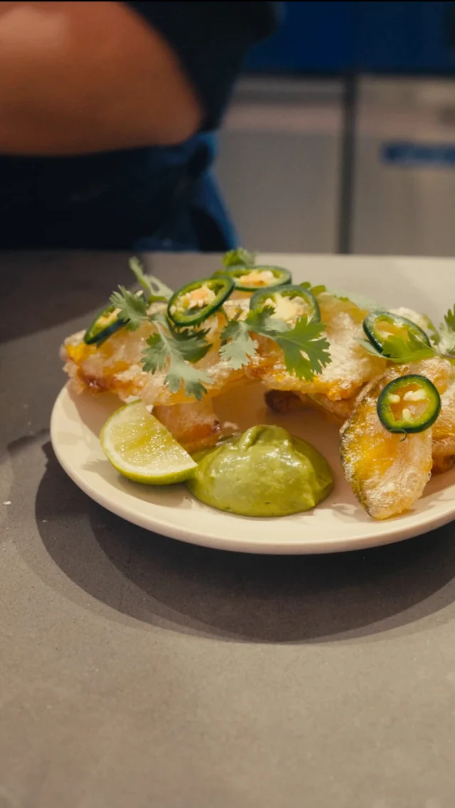 And just like that, autumn arrives. The nights draw in, the air cools and our kitchen fills with the colours and flavours of the new season.
First up is our ‘Pumpkin tempura, guacasalsa, togarashi’ it’s crunchy and crisp with a deliciously fresh, herbaceous kick. The salad’s had a seasonal refresh too. With radicchio starting to enter the fold, we’re leaning right in with our ‘Radicchio and puntarelle salad, anchovies, templegall’ — bitter, salty, and just the right amount of punchy.
More new dishes are on their way as the season unfolds so keep your eyes on the menus. And just like that, autumn arrives. The nights draw in, the air cools and our kitchen fills with the colours and flavours of the new season.
First up is our ‘Pumpkin tempura, guacasalsa, togarashi’ it’s crunchy and crisp with a deliciously fresh, herbaceous kick. The salad’s had a seasonal refresh too. With radicchio starting to enter the fold, we’re leaning right in with our ‘Radicchio and puntarelle salad, anchovies, templegall’ — bitter, salty, and just the right amount of punchy.
More new dishes are on their way as the season unfolds so keep your eyes on the menus.