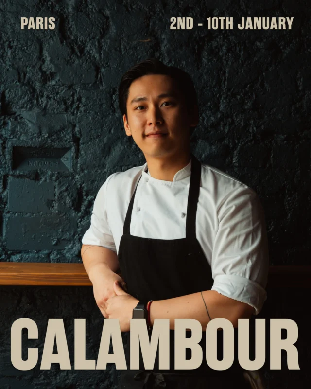 We’re kicking off 2026 with a thrilling first-look at Calambour (𝘍𝘳𝘦𝘯𝘤𝘩 𝘧𝘰𝘳 ‘𝘢𝘨𝘢𝘳𝘸𝘰𝘰𝘥’ / ‘沉香’), the upcoming Paris opening from chef Luke NG, whose summer residency was one of this year’s undeniable highlights.

Drawing inspiration from formative stints at the likes of Septime, Mirazur and Hakkasan, Luke has developed a style of cooking that’s as layered as the city he hails from. A blend of Cantonese roots with classical French, British and Japanese technique – a proper Hong Kong melting pot – all channelled into creative fine dining that’s delicate, detailed and just the right amount of decadent.

Settle in for sharp, elegant plates like ‘Celeriac wrapped Siu Mai (燒賣), Shao Xing Chicken Jus, Chicken Crumble’; ‘Charcoal Grilled Scampi, Salted Duck Egg (鹹蛋) Emulsion, Potato Brunoise’ and ‘Chicken, Preserved Mustard Green (梅菜), Périgueux Sauce, Maitake Mushroom’, as Luke gives us an exclusive preview of what’s to come.
 
Calambour will be in residence from Friday 2nd to Saturday 10th January. Don’t miss out.

𝙒𝙚’𝙡𝙡 𝙗𝙚 𝙖𝙙𝙙𝙞𝙣𝙜 £1 𝙩𝙤 𝙚𝙫𝙚𝙧𝙮 𝙗𝙞𝙡𝙡 𝙙𝙪𝙧𝙞𝙣𝙜 𝙇𝙪𝙠𝙚’𝙨 𝙧𝙚𝙨𝙞𝙙𝙚𝙣𝙘𝙮 𝙩𝙤 𝙧𝙖𝙞𝙨𝙚 𝙢𝙤𝙣𝙚𝙮 𝙛𝙤𝙧 𝙩𝙝𝙚 𝙔𝙖𝙣 𝘾𝙝𝙖𝙞 𝙀𝙢𝙚𝙧𝙜𝙚𝙣𝙘𝙮 𝘼𝙨𝙨𝙞𝙨𝙩𝙖𝙣𝙘𝙚 𝙍𝙚𝙡𝙞𝙚𝙛 𝙁𝙪𝙣𝙙.