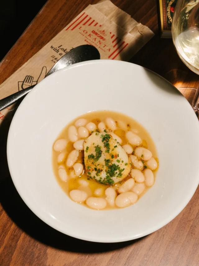 For the next two weeks, the Guest Chef kitchen is in the hands of culinary maverick, Derya Esdevlet and his boundary-pushing project, Lokanta.

Lokanta is where centuries-old Anatolian fire-cooking meets the precision and quiet elegance of Japanese technique; an unlikely pairing that channels the beauty of the unexpected.

Western chefs playing fast and loose with artisanal Japanese ingredients is nothing new in 2025 but Derya has built something entirely his own — a joyful, unmistakably Turkish celebration that feels fresh, thoughtful and genuinely thrilling.

Expect worlds to collide in dishes like ‘White Beans, Miso, Confit Egg Yolk, Grilled Baby Squid’; ‘Braised Lamb Shank, BBQ Teriyaki Glaze, Zahter Bread, Raw Shiso’; and ‘Candied Pumpkin, Lime Water, Pistachio & Matcha Purée’.

It’s a one-off menu from a chef who doesn’t do half measures. Don’t miss it.