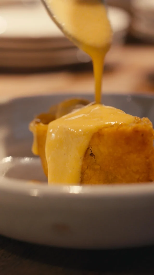 What might read as an Italian menu at first glance begins to drift north on closer inspection: cannelloni with prosciutto, veal and white truffle b&eacute;chamel; cotoletta alla milanese (or, more simply, schnitzel) followed by apple strudel. Jacob Siwak&rsquo;s cooking draws from Tyrol, the alpine region that sits between northern Italy and Austria, and the influence is a personal one. His great-grandmother hailed from Innsbruck, and it&rsquo;s her strudel recipe, passed down again through his grandmother, that finishes this menu.

Brought quietly into the present, the dish stays deliberately simple. Jacob refines the flavour and texture of this classic without overworking it, serving the strudel with cr&egrave;me anglaise and whipped cream, letting restraint do the heavy lifting.

Cold nights call for pasta, schnitzel and strudel. There&rsquo;s a reason Tyroleans have always eaten this way. Forsythia at Carousel has just a few nights left, don&rsquo;t miss it.