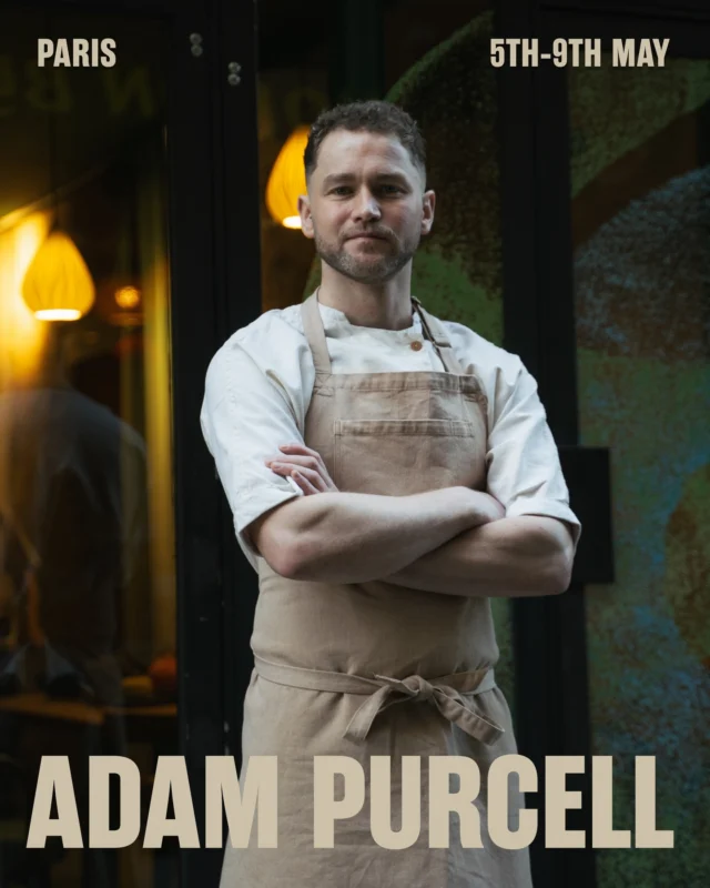 Adam Purcell is the Irish chef turning heads in the French capital with his faultless fine-dining concept, Comptoir De Vie. Part creative laboratory, part culinary theatre, there Adam delivers eight courses of magic to the few wide-eyed guests lucky enough to snag a seat at the counter.

Comptoir de Vie is the culmination of a journey that has taken him from the Emerald Isle through some of Europe&rsquo;s most exacting kitchens, honing his craft at Gr&eacute;gory Marchand&rsquo;s Michelin-starred Frenchie, where he was made head chef of its Covent Garden outpost, before a stint at Matthew Orlando&rsquo;s trailblazing Amass in Copenhagen opened him up to a whole new world of creative cooking.

Built around organic French ingredients from small producers, fermentation, and a circular approach to cooking, Adam&rsquo;s menu is a reflection of the kitchens that shaped him, woven together with nods to his Irish heritage to create dishes that are refined, thoughtful and just a little playful.

Expect elegant yet expressive knockouts like &lsquo;Irish Boxty Potato Pancake, Red Leicester, Saut&eacute;ed Morels&rsquo;; &lsquo;Barbecued Asparagus, Neals Yard Dairy Goats Curd, Wild Garlic Pesto, Smoked Pollock Bone Foam&rsquo; and &lsquo;Confit Pollock, Cabbage Stem &ldquo;Kimchi&rdquo; Hollandaise, Grilled Red Gem Lettuce&rsquo; as Adam joins us for five nights.