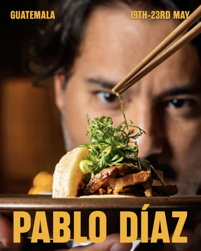 Pablo D&iacute;az makes his jubilant return to Carousel.

Mercado 24, Pablo&rsquo;s iconic, produce-driven love letter to Guatemala&rsquo;s extraordinary natural larder, is a regular among Latin America&rsquo;s 50Best (currently sitting pretty at #42), while casual little sister and cult favourite, Dora La Tostadora, continues to revolutionise Guatemala&rsquo;s favourite snack.

Pablo has a remarkable knack for extracting every last bit of flavour from his chosen ingredients, working with the seasonal bounty of Guatemala City&rsquo;s local markets to create a compelling locavore cuisine. The results are magic on a plate. Think &lsquo;Sea Bream Tiradito&rsquo;, cut with green chilli and ginger and perched precariously on one of his signature tostadas; rich and nutty &lsquo;Roast Leek Ajo Blanco, Toasted Pumpkin Seed Granola&rsquo;; and &lsquo;Roast Duck, Green Chipilin Curry, Yellow Beet, Mint & Basil Salad&rsquo;, to be spooned greedily into heirloom corn tortillas. Cutlery is optional. Napkins are a must.

This is joyful food humming with flavour and personality. To know Pablo is to love him. To experience his food is one of life&rsquo;s true pleasures.

📸 - @johnnymaz.photo