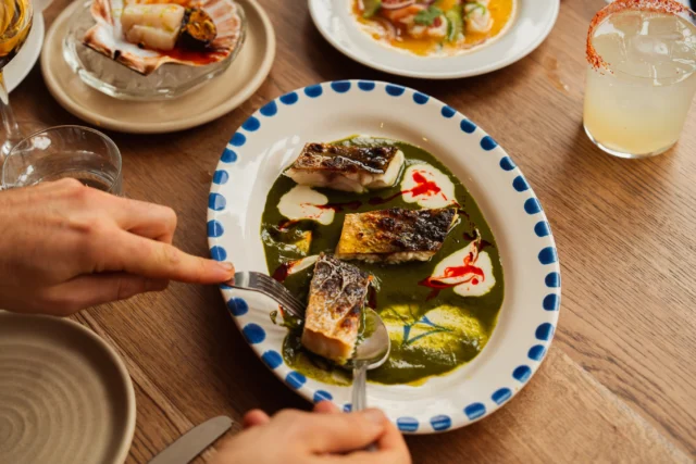 The weekend is finally here, the sun is shining and things are shaping up rather nicely over on Charlotte Street.

So why not settle in, agua fresca or margarita in hand, and watch the world go by in the company of some of London&rsquo;s most exciting seafood.

We&rsquo;re here &rsquo;til late, you know what to do.

𝙲𝚘𝚖𝚎𝚝𝚊 𝚒𝚜 𝚘𝚙𝚎𝚗 𝚏𝚘𝚛 𝚕𝚞𝚗𝚌𝚑 𝚊𝚗𝚍 𝚍𝚒𝚗𝚗𝚎𝚛, 𝚎𝚟𝚎𝚛𝚢 𝚃𝚞𝚎𝚜𝚍𝚊𝚢 𝚝𝚘 𝚂𝚊𝚝𝚞𝚛𝚍𝚊𝚢. 𝟸𝟷 𝙲𝚑𝚊𝚛𝚕𝚘𝚝𝚝𝚎 𝚂𝚝𝚛𝚎𝚎𝚝, 𝙻𝚘𝚗𝚍𝚘𝚗 𝚆𝟷𝚃 𝟷𝚁𝚆