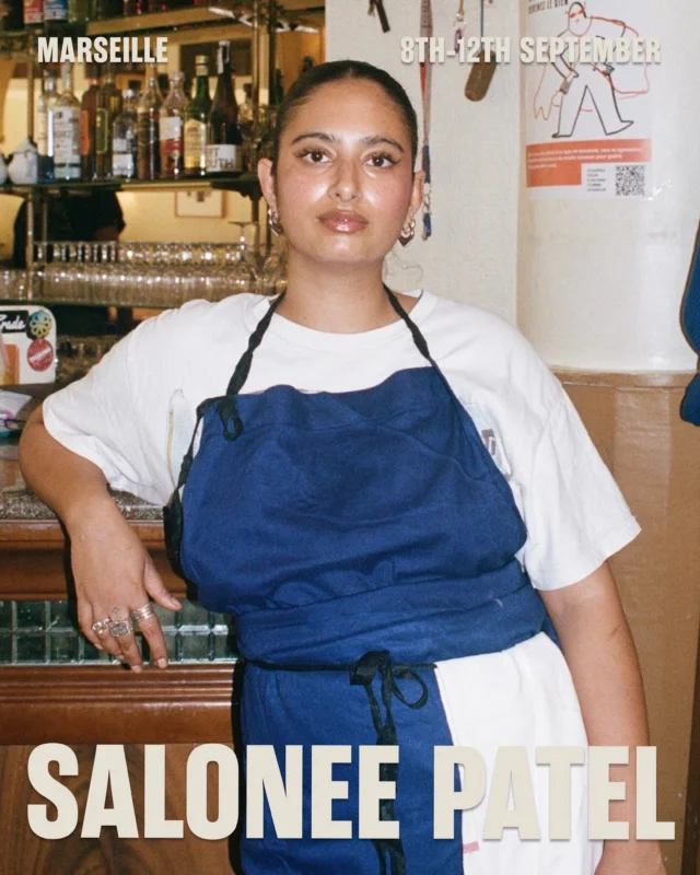 Salonee Patel is a Gujurati chef, born and raised in an Indian-Ugandan household in London.

The cooking she was raised with is rooted in the flavours, memories and traditions of India and Uganda, but shaped by a life of cooking and learning across different cultures. It&rsquo;s a polyglot tradition that Salonee has embraced with her own career, from the kitchens of Bubala where she worked alongside our mutual friend Helen Graham, to Marseille&rsquo;s iconic seafood restaurant, Tuba Club, where she learnt the beauty of simplicity and letting exceptional, seasonal produce speak for itself. 

Using Indian flavours as a lens through which to explore produce, techniques and ingredients from wherever she happens to be, Salonee has done pop-ups and residences in Marseille, Milan, Tokyo and New York.

For her week at Carousel, Salonee has created a menu of comforting, deeply flavourful showstoppers with plenty of left turns, from &lsquo;Tuna Tartare Papdi Chaat&rsquo; and &lsquo;Malabar Oyster Mushroom Skewer, Green Peppercorn Mayo, Green Grape, Fennel&rsquo; to &lsquo;Banana Leaf Hariyali Fish, Pineapple Achar&rsquo; and &lsquo;Crispy Patra, Jerusalem Artichoke, Kohlrabi, Fresh Tuvar, Undhiyu&rsquo;.

Salonee&rsquo;s goal is to challenge the way Indian flavours are perceived; not by moving away from their identity, but by showing just how expressive and adaptable they can be. The result is something beautiful, personal and totally unmissable.
