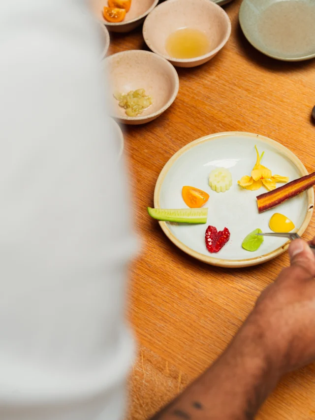 At Boreal, the landscape dictates the menu. Here, untouched by heat and lifted only with fermented gooseberry, tomato water and meadowsweet oil, the finest produce is allowed to shine. 

In Finland, Pasha works with a farmer who delivers the week&rsquo;s harvest directly to the restaurant. For his residency at Carousel, Flourish Farm takes on that role, making this a distinctly British expression of a Boreal house classic.

A Boreal menu moves in waves. Lightness giving way to depth, freshness to smoke, delicacy to richness. This is a moment of levity amongst it all, before lamb broth, rag&ugrave; and barbecued lion&rsquo;s mane, and a heritage Yorkshire lamb portrait with badger flame beetroot and lamb jus, carry you somewhere altogether more substantial.

This is your last chance to experience a real Nordic star in London.