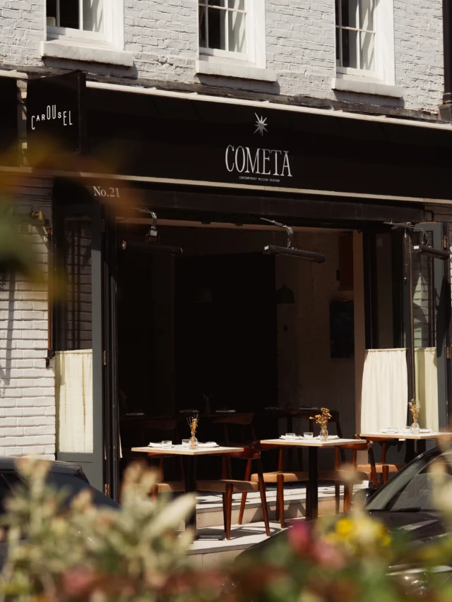 Summer is that you? This might be the last gasp, so consider this your cue to get some sunshine whilst you still can.

Pull up a chair on the Cometa terrace (or our beautiful dining room), grab an ice-cold margarita and settle in for a few plates of sensational seafood.

We&rsquo;re here till late. Come make the most of it.