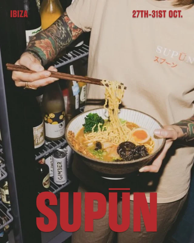 Supūn is the small but mighty izakaya from chef Luca Rossi and sommelier Bruna Sotriffer.

After a foundational experience at two Michelin-starred INUA in Tokyo, the duo decided to set down roots in Ibiza, where they now effortlessly connect the dots between Japanese and pan-Asian flavours while delivering a masterclass in how to have a good time.

Armed with a larder full of ferments and specially-imported chillies and spices, Luca weaves Asian cooking techniques through subtle Mediterranean influences, creating a menu of certified firecrackers like &lsquo;Papa Seca, Preserved Sardines, Asparagus, Samphire, Koshō&rsquo;; &lsquo;Northern Thai Sausage, Fermented Beetroot Salad, Nước Chấm&rsquo; and &lsquo;Sichuan Style Noodles, Soybean Rag&ugrave;, Chilli Crunch&rsquo;. Meanwhile Bruna pours the sake and orchestrates the immaculate vibes. And we mean immaculate.

Low-lit, sexy as hell and wreathed in smoke from the high-octane wok burner, Supūn is the hole in the wall you discover by chance and never want to leave.

This one&rsquo;s got lift-off written all over it. Get in line.
